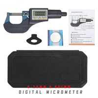 outside micrometer digital high quality steel 3 button accessories electronic micrometers large screen micrometer