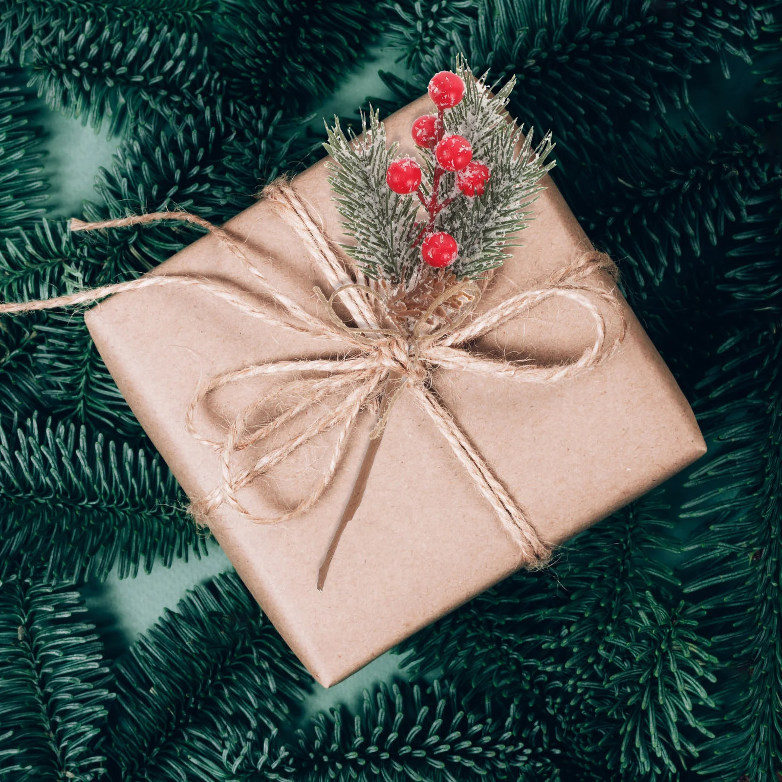 

10 Pcs An Fittings Twig Stem Desktop Adornment Branch Simulation Plant Ornament Pvc Christmas Picks For Crafts Berry Wreaths