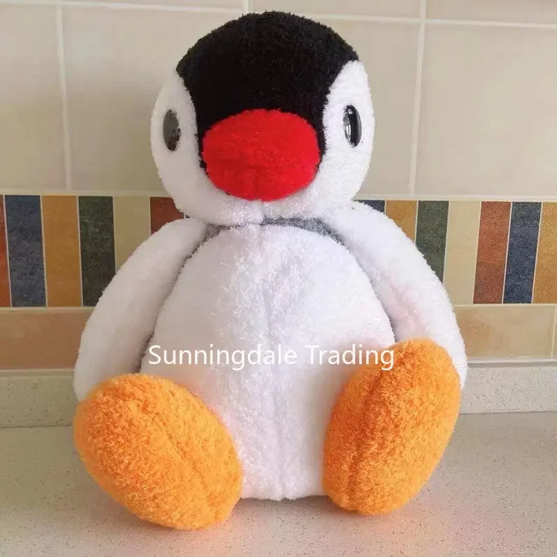 Фото Плюшевая игрушка Pingu, аниме Pingued Brother and Sister Pinga Peluche, кукла 38 см, косплей для подарка №4