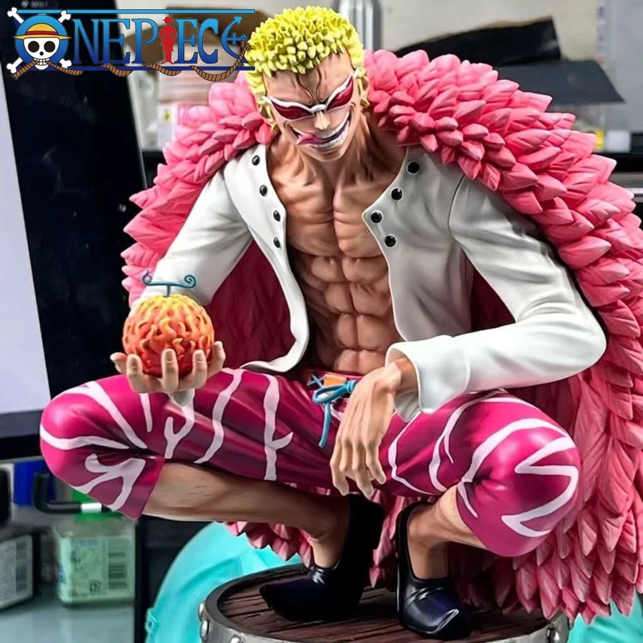 

15.5cm One Piece Donquixote Doflamingo Anime Figure Oka Shichibukai Car Ornaments Statue Action Figurine Collectible Model Toys
