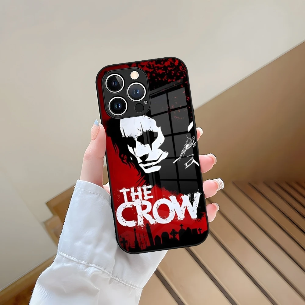 Чехол для телефона с отделением из закаленного стекла iPhone 13 15 16 14 12 11 Pro Max Plus Mini XR XS