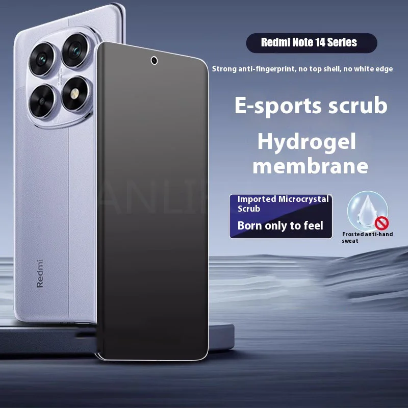 3 шт. гидрогелевая пленка для Xiaomi Redmi Note 14 Pro прозрачная защитная из ТПУ с полным