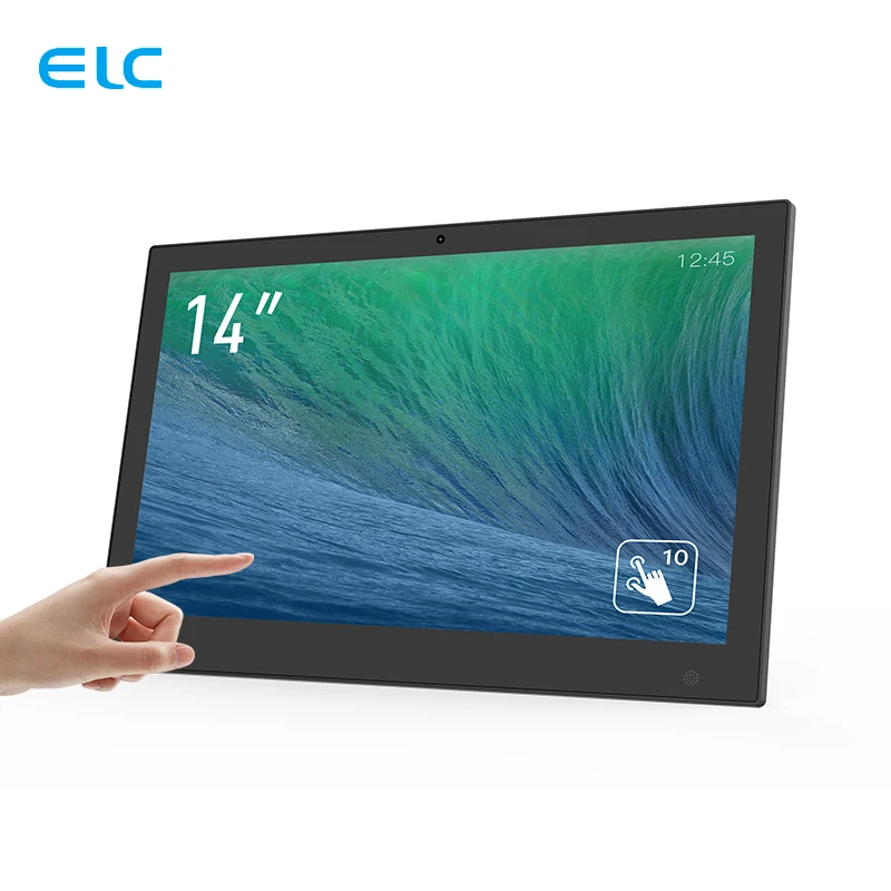 

Professional 14.1 Inch Full HD Panel Office Meeting Touch LED Backlight Front Camera Capacitive Touch Screen Display