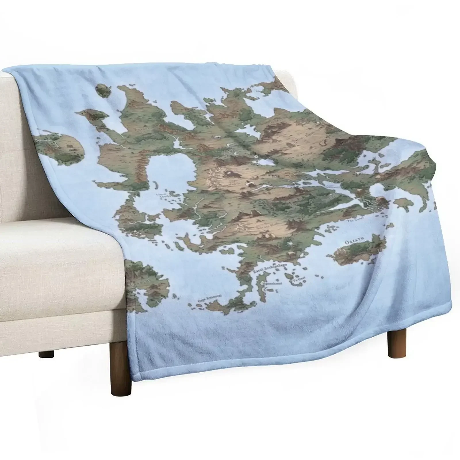 Путь изысканной карты Wraeclast Пледы Travel Hairys теплые зимние одеяла