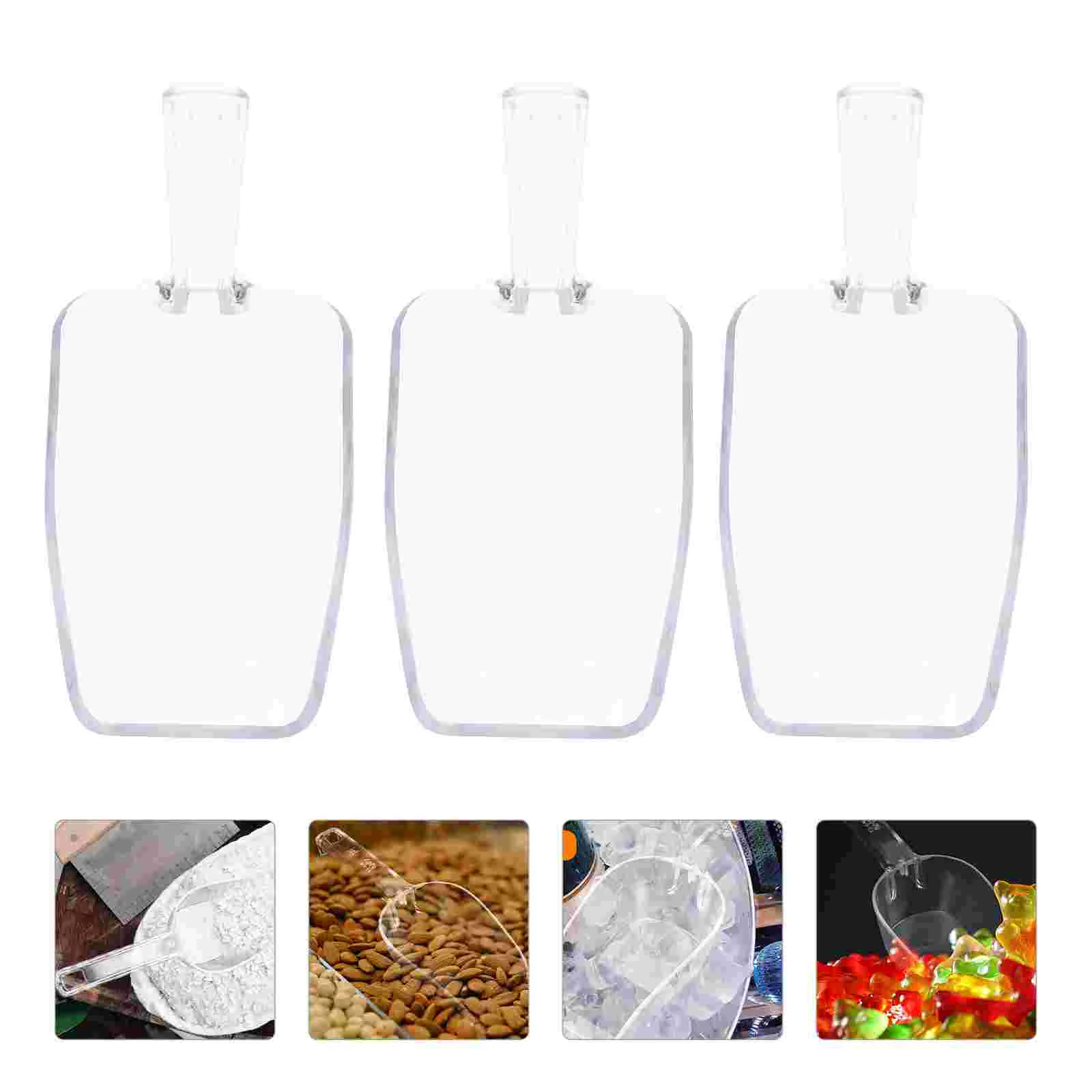 

10 шт. портативный мерный стакан Лопата мини пластиковый Ледогенератор небольшой размер скребок для льда Многофункциональный мерный Совок ...