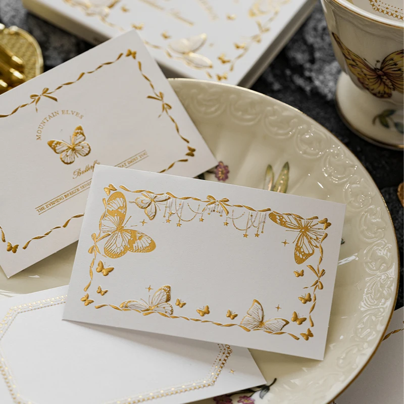 

Великолепная, как неограниченная серия, специальная бумага для заметок, горячая штамповка, штамповочный пресс, не липкий, ручная работа