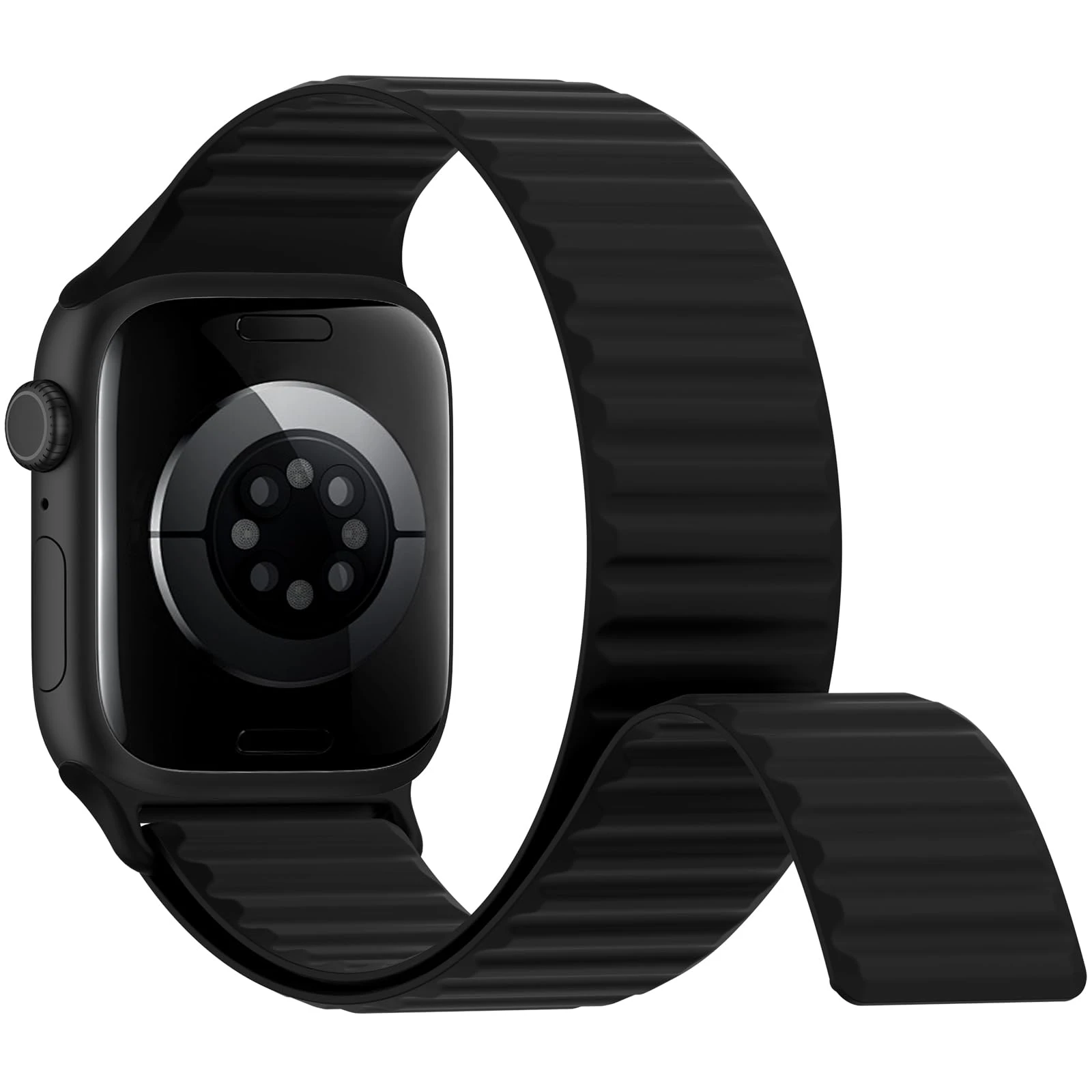 Фото Магнитный силиконовый ремешок для Apple Watch Ultra 3, 2, 49 мм, 46 мм, 45 мм, 44 мм, спортивный браслет, ремешок для IWatch Series 11, 10, 9, 8, 7, 6, SE3 №3