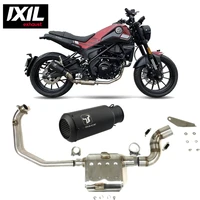 original ixil motorcycle exhaust system for benelli leoncino 250 motocross exhaust system shock absorbent exhaust for bj250