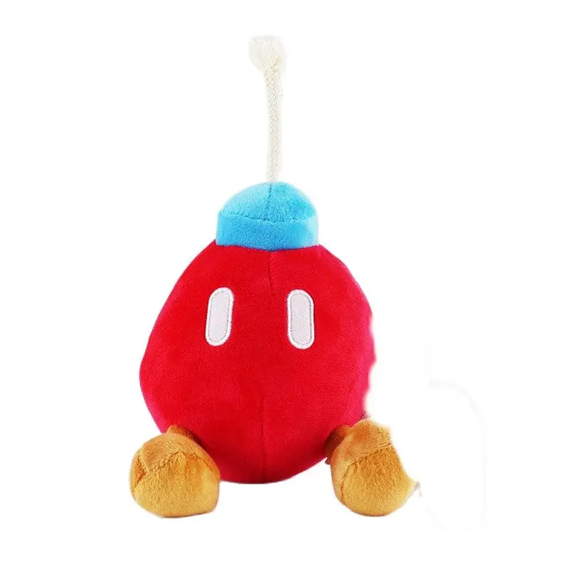 

10Pcs/Lot 15CM Red Black Bomb Soft Plush Doll Kid Toy