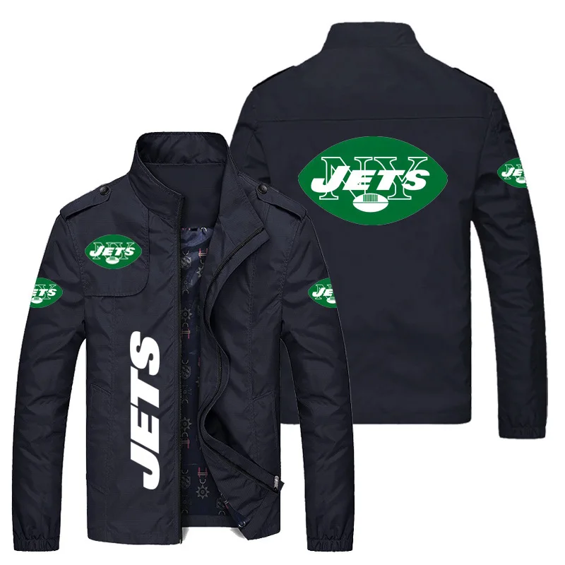 

Fashion New Men's Plus Size Jacket Rugby Fan Jacket Casual Sports Thin Jacket