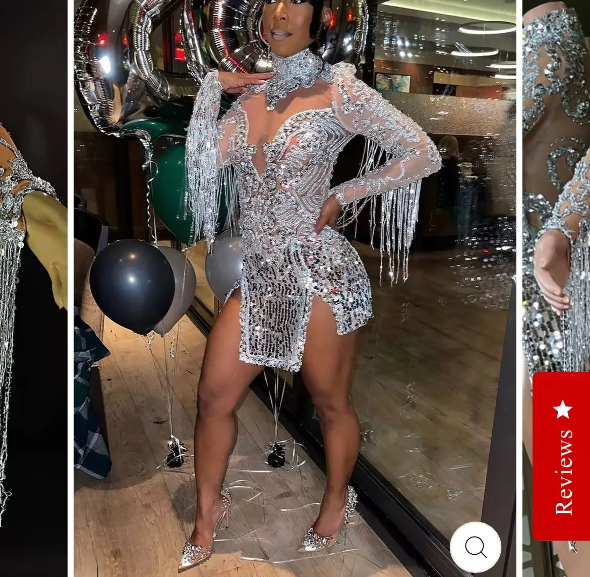 ПЛАТЬЕ PARTITION SEQUIN (ЧИТАЙТЕ ДОСТАВКИ) Роскошный женский наряд для дня рождения