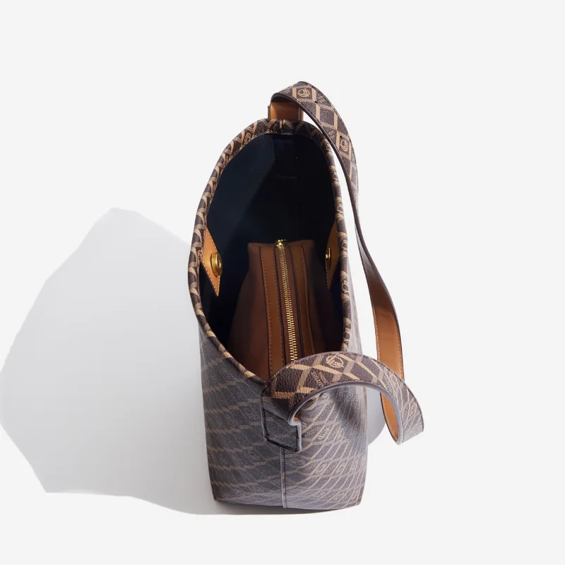 Motingsome Soft Cowhdie Minimalism Women Bucket Bag Elegant French Style Lady Large Tote Bag Luxury Thick Real Leather Bag 2023