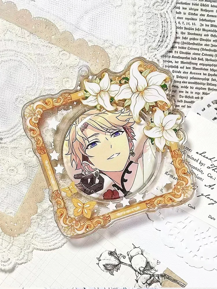 Значок аниме Любовь и глубокое пространство защитная куртка эмблема кирпичная