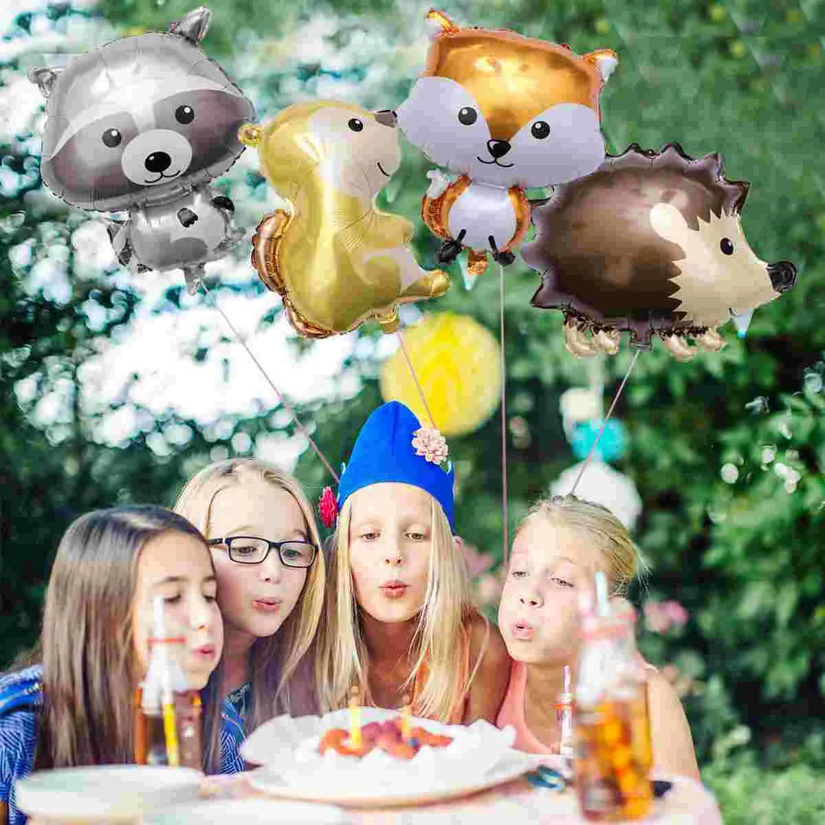 

Balloons Balloon Animal Party Birthday Cartoon Aluminum Decoration Shower Happy Helium Cute Decorations Baby Inflatable Latex