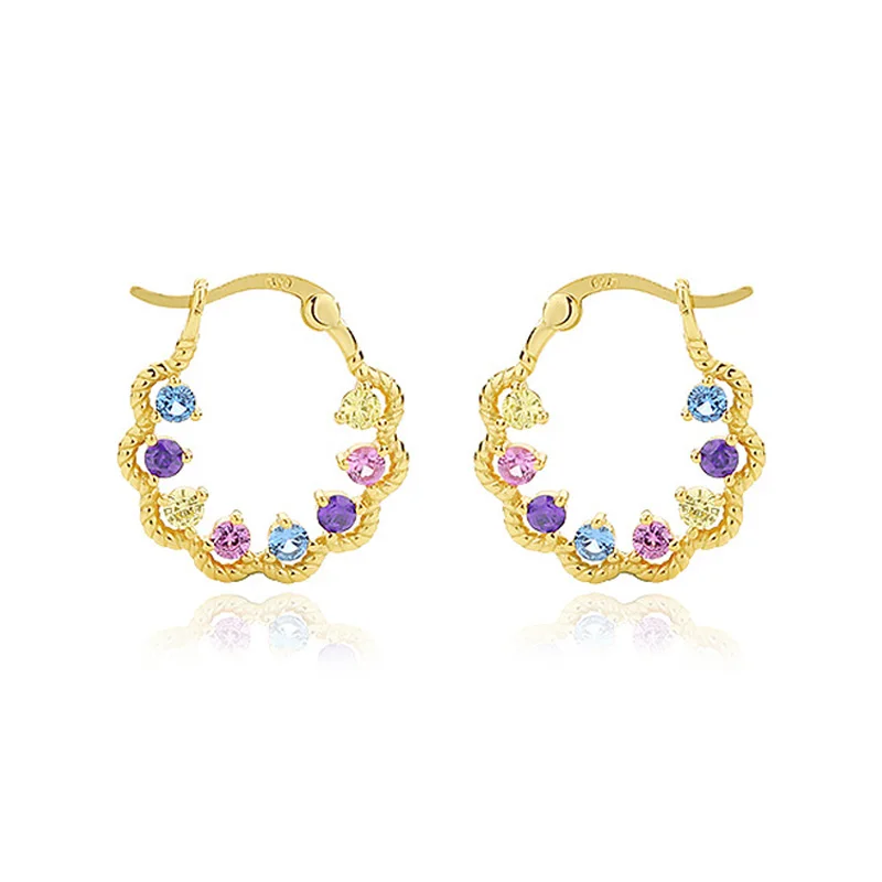 

Женские серьги-подвески из серебра 925 пробы с фианитами