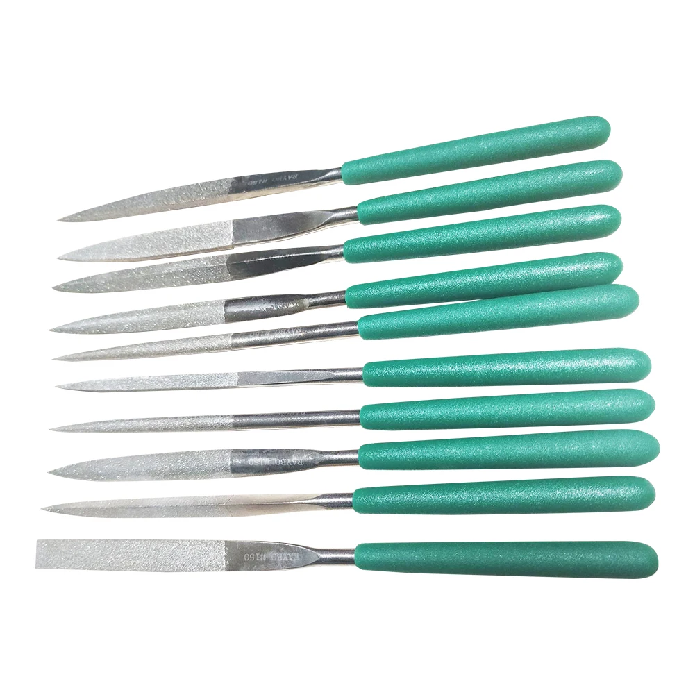 

Triangle Semicircle Guitar Repair Accessories Fret Pin Hole Hard Making Tool File Set Electroplated Diamond Versatile Saddle