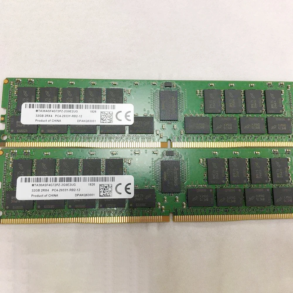 Серверная память 1 шт. для MT RAM 32 ГБ DDR4 2RX4 2933 ECC REG