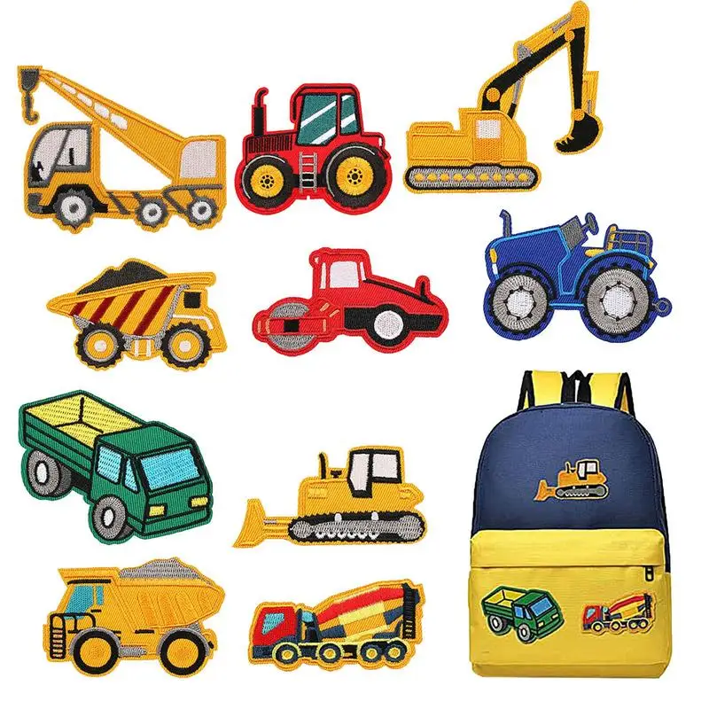 10 шт., патчи для одежды с вышивкой