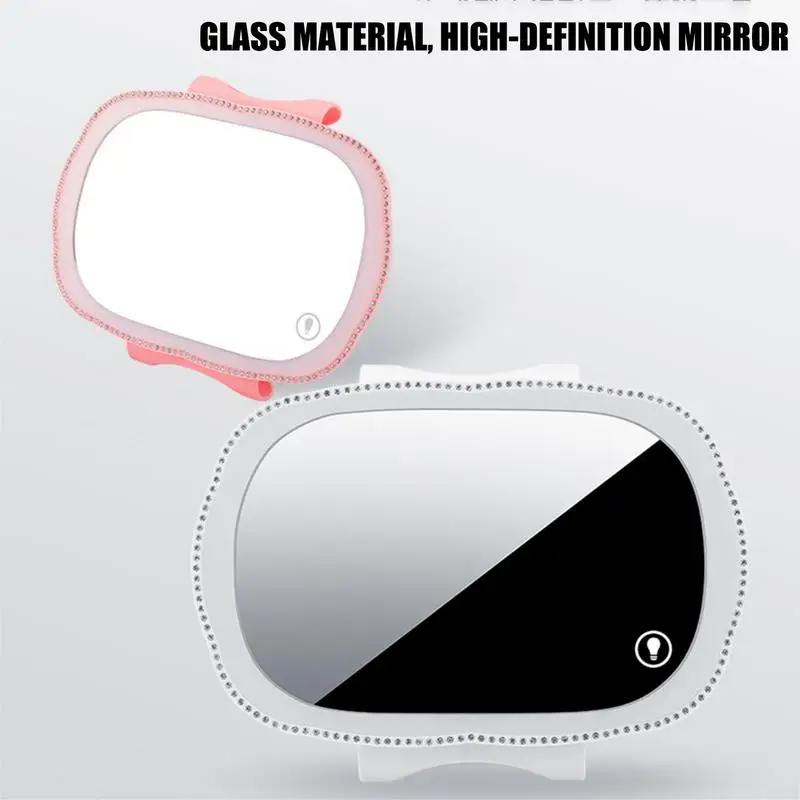 Автомобильное зеркало для макияжа автомобиля солнцезащитный козырек