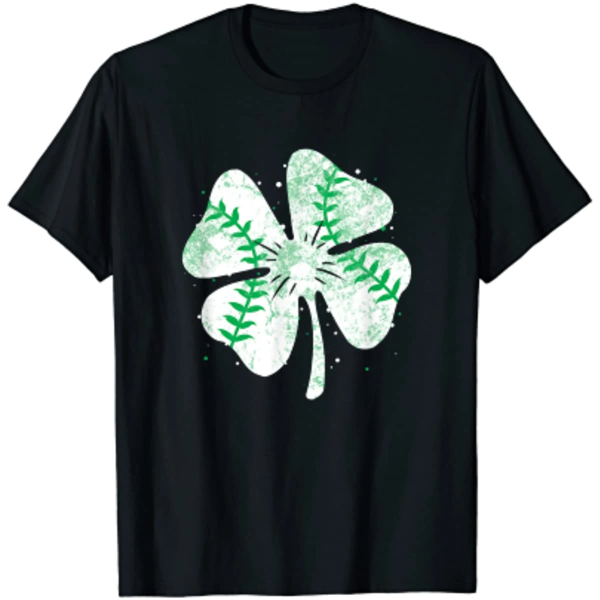 

Baseball St Patricks Day Boys Men Catcher Shamrock T-Shirt Clover Graphic T Shirts Cotton Four Seasons Daily Tees