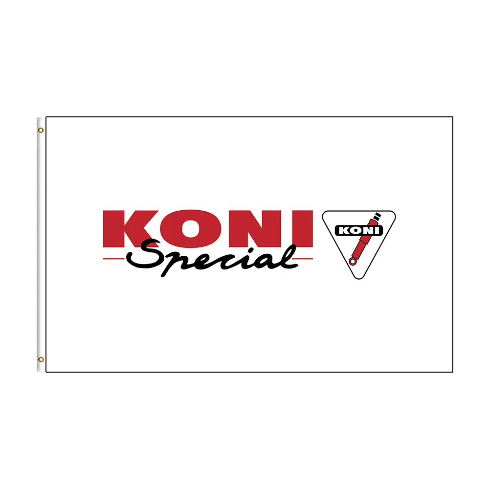 

3x5 Konis Flag Polyester Printed Car Parts Banner For Decor