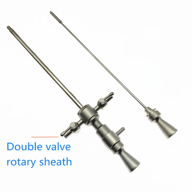 HD Medical Surgical Rigid Endoscopes sheath 4X175mm 2.7X175mm 2.7X110mm 0/30 degree ENT Endoscopes operation sheath Double valve