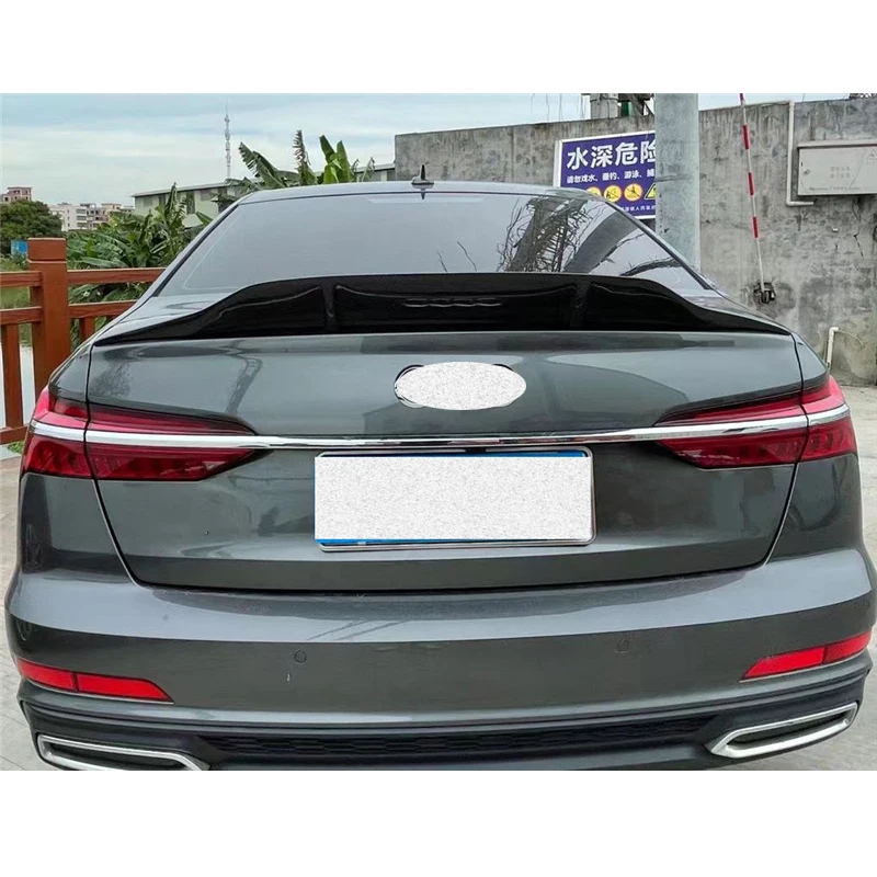 Спойлер из настоящего углеродного волокна крыло новый Audi A6 S6 C8 Sedan CAR багажник