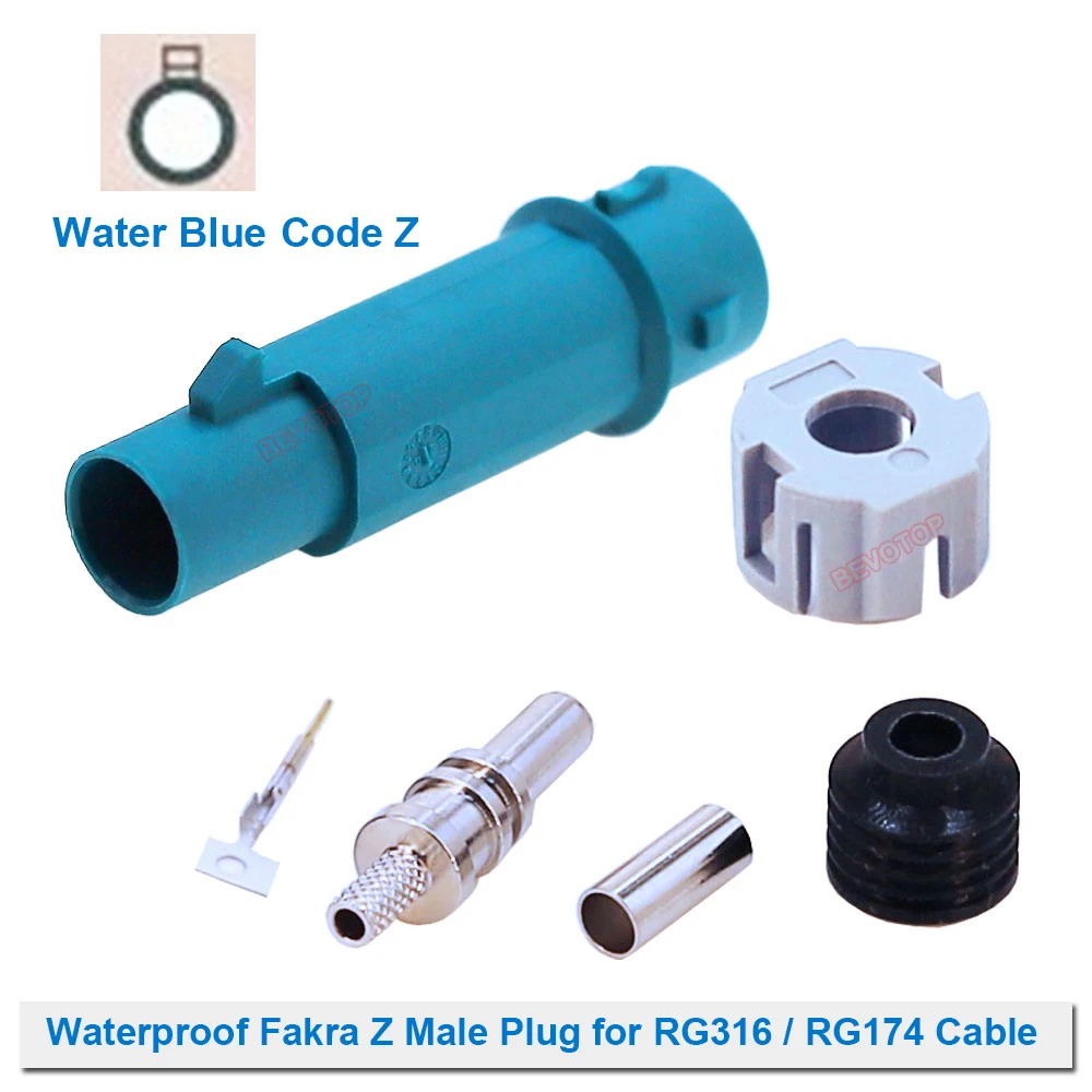 

Водонепроницаемые разъемы Fakra Z BEVOTOP 10 шт