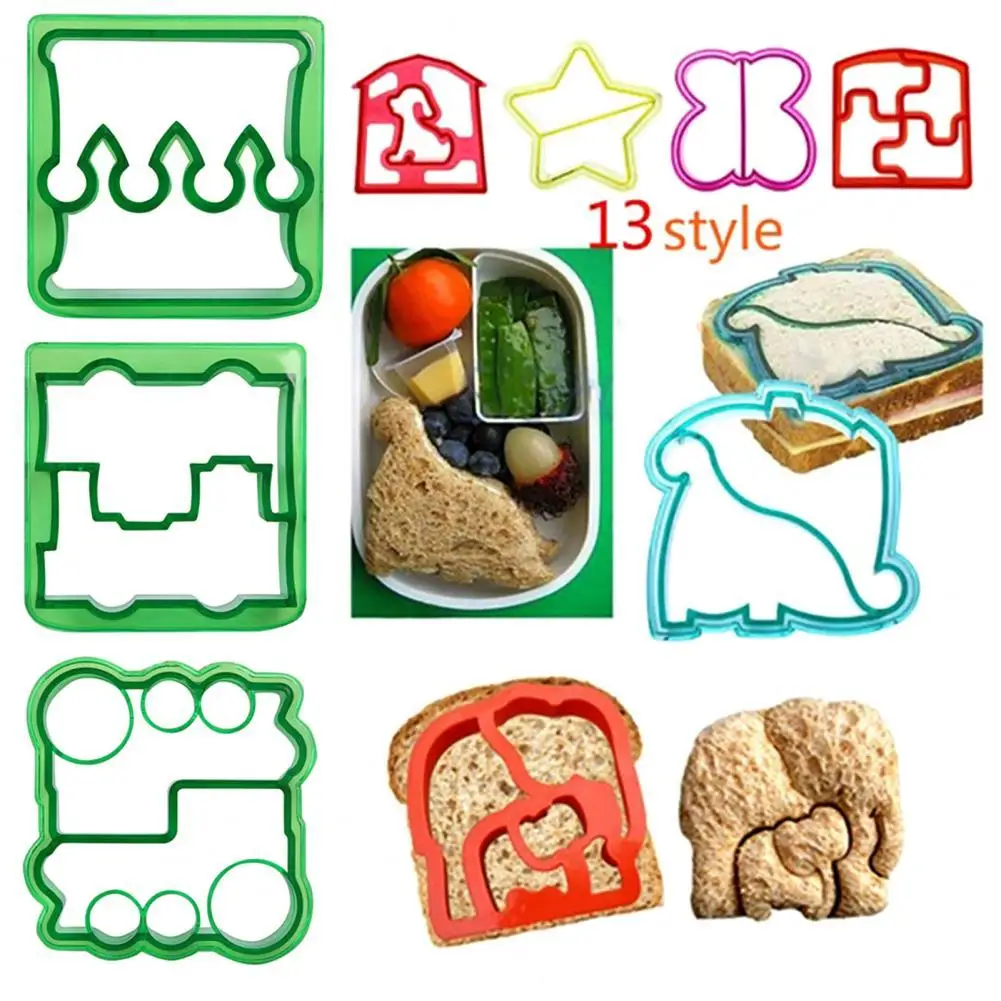 

Durable Cookies Mold Animal Shape Kitchen Supplies DIY Cartoon Pattern Baking Mold Sandwich Mold Cutter Mold