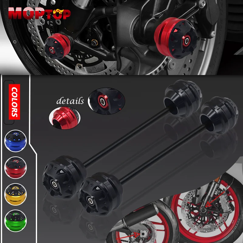 

Motorcycle Accessories Front Rear Wheel Fork Slider Axle Crash Protector For Honda CBR400R CBR500R CB400F CB400X CB 500F CB500X