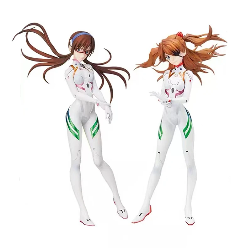 

Neon Genesis Evangelion Anime Asuka Langley SEGA EVA Anime Action Figurine Toys White Driving Suit Collectible Model Toy Gifts