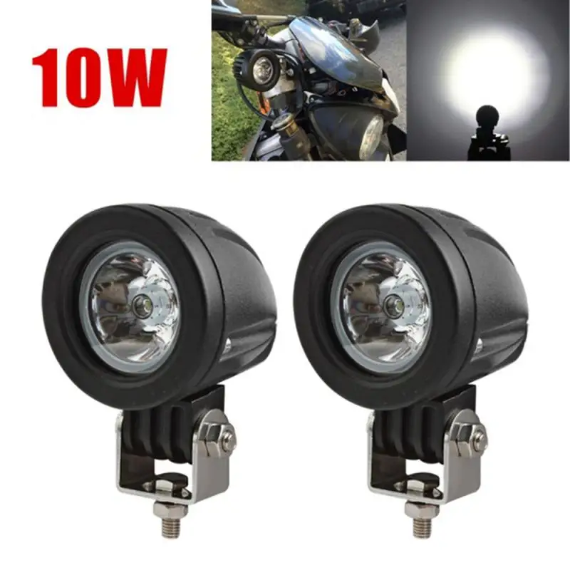 

Motorcycle LED Spot Beam Lights Car Bike Work Driving Fog Lamp 10W 900LM Waterproof Floodlights And Spotlights Universal