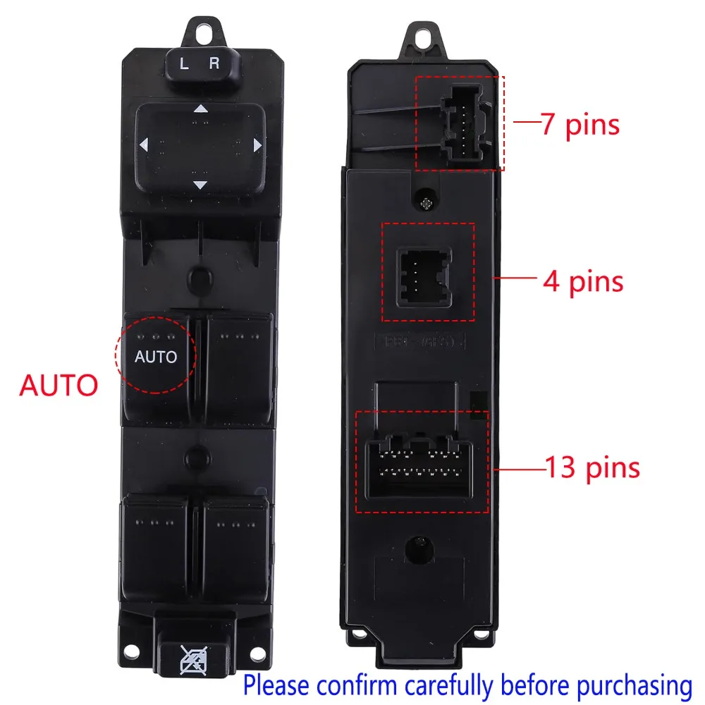 

Автомобильные аксессуары для Mazda 5 2012 2013 2014 2015, передний левый электрический главный переключатель управления стеклоподъемником, детали кнопок