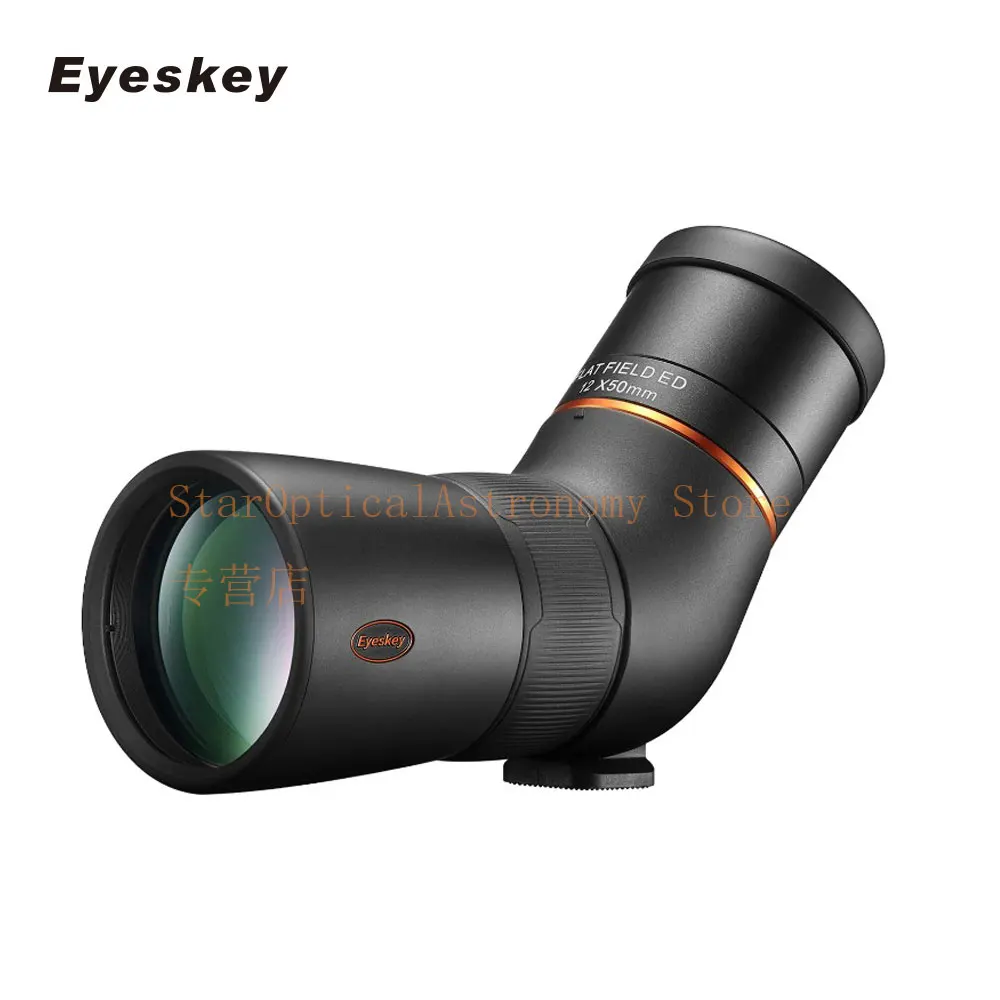 

Монокуляр Eyeskey 12x50ED плоский полевой телескоп HD зум профессиональное наблюдение за птицами фото водонепроницаемый большой диаметр