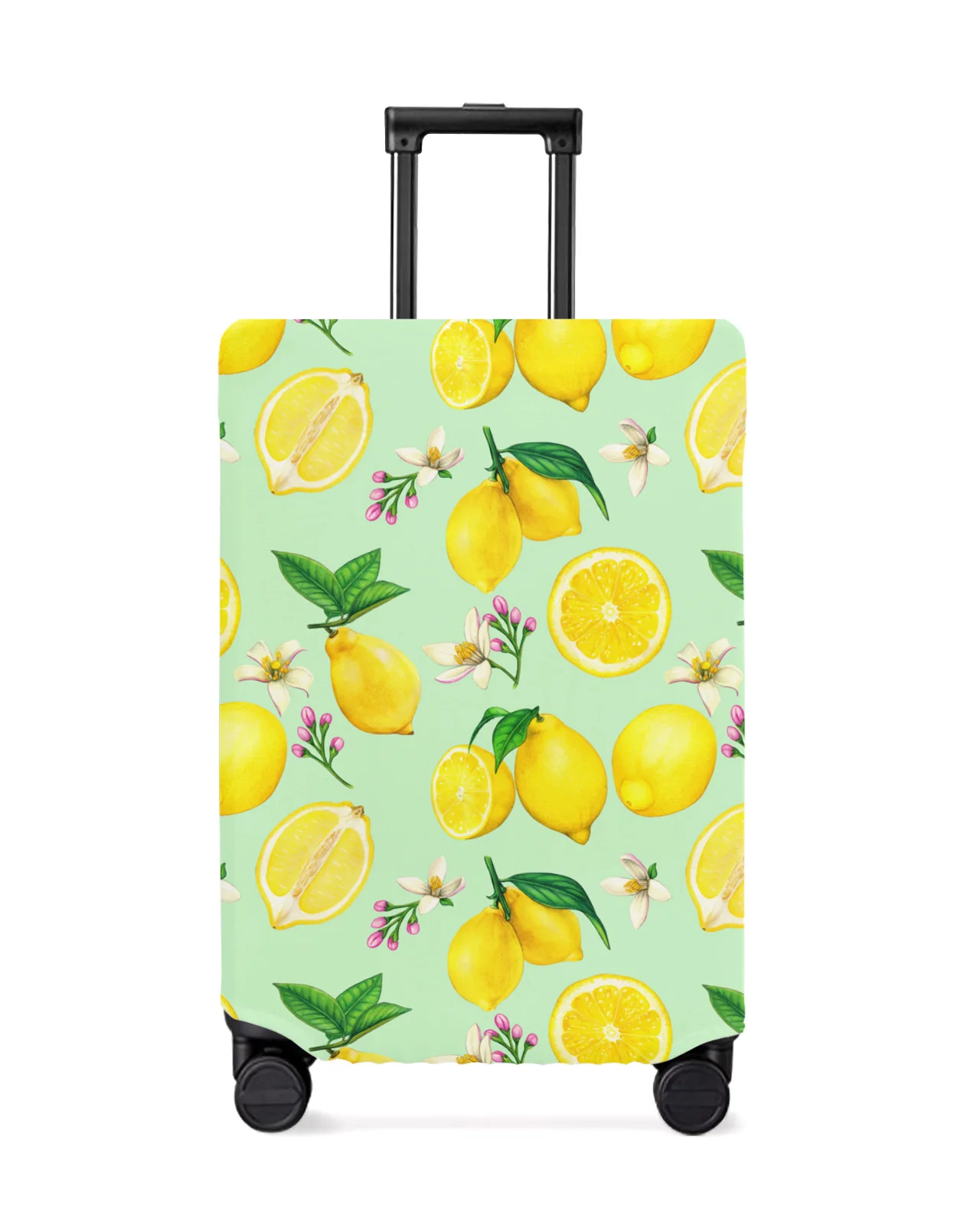 

Summer Lemon Flower Travel Luggage Cover Elastic Baggage Cover For 18-32 Inch Suitcase Case Dust Cover Travel Accessories