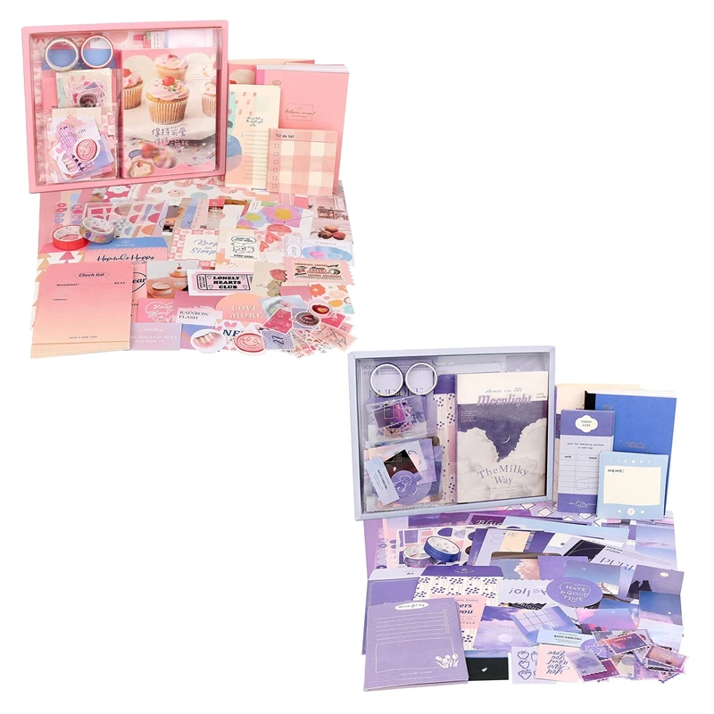 

Aesthetic Scrapbook Kit(348Pcs), Junk Journal Kit With Journaling/Scrapbooking Supplies, Stationery