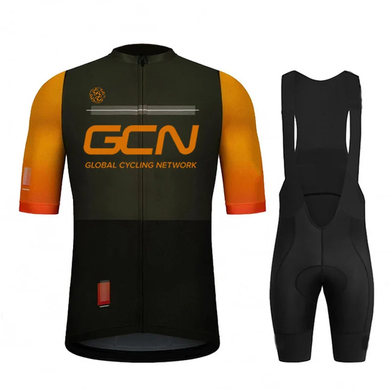 

2022 New Man Bicycle Short Sleeve Maillot Cycling Jersey Sets Summer Breathable Cycling Clothing Mountain Sports Bike Set 19D