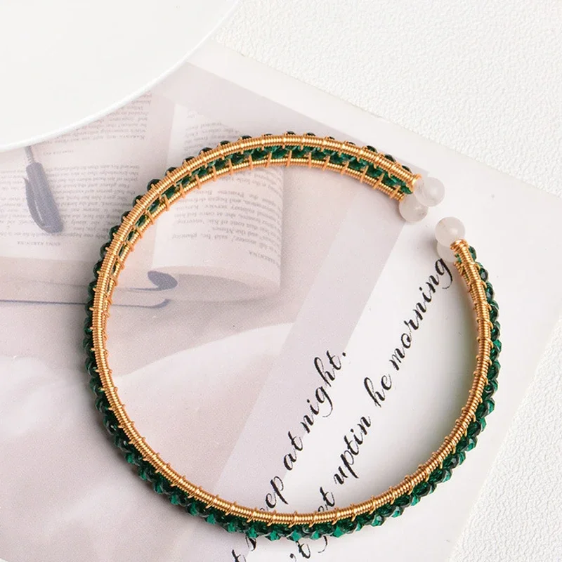 Новинка 2024 года 14 кг браслет ручной работы с кристаллами ювелирные изделия