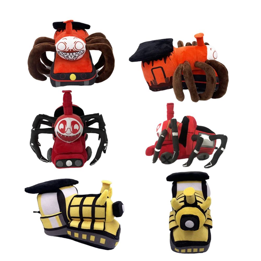 

Новая плюшевая игрушка Choo-Choo Charles, фигурка из страшных игр, мягкая игрушка-паук, плюшевое животное, Шарль, поезд, плюшевый подарок для детей