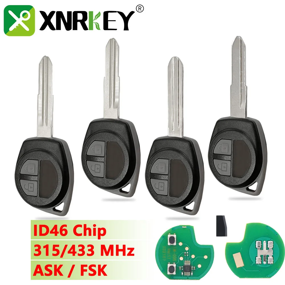 Удаленный смарт-ключ для автомобиля Suzuki Alto Swift SX4 Кожанный чехол ключей от Grand Vitara