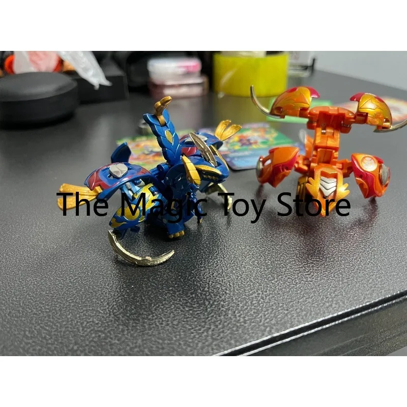 Фото Оригинальный набор фигурок Bakugan Baktech: Мгновенное Пылающее Покровительство, Морская Птица, Бог Дракон, Дракон-Птица. Коллекционная модель-игрушка. №3