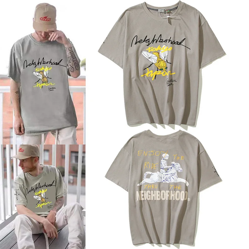 

Футболка мужская свободного покроя, с рисунком кактуса