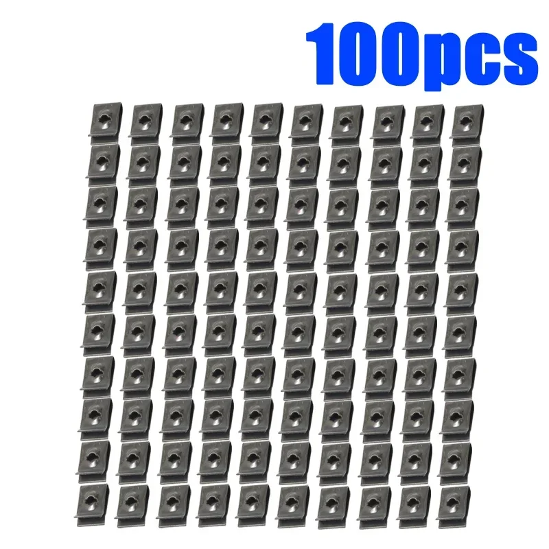 

Автомобильные винты U-образный зажим, саморезная основа, универсальный бампер, накладка на крыло, нержавеющие крепления, автомобильные аксессуары