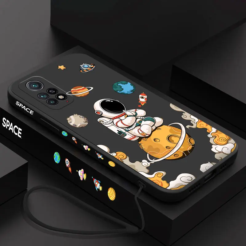 

Yoga Astronaut Phone Case For Xiaomi Redmi Note11 11E 11S 10 10A 10X 10S 9C 9 8 7 Pro Plus 10C 9A 9Prime 4G 5G Cover