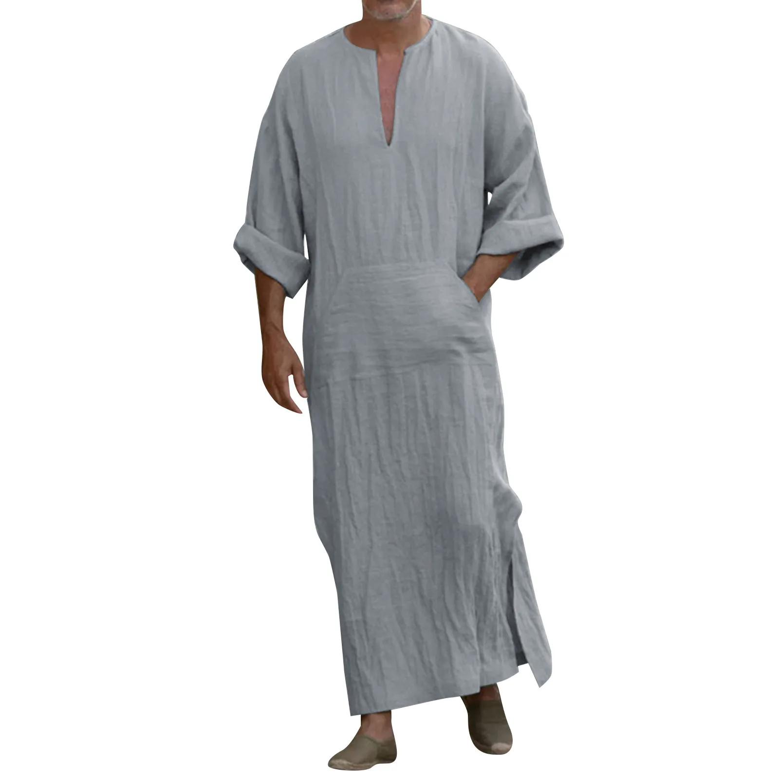 

Mens Arabic Long Robes Saudi Arabia Jubba Thobe Kaftan Middle East Islamic Clothing Muslim Fashion Arab Abaya Dubai Dress