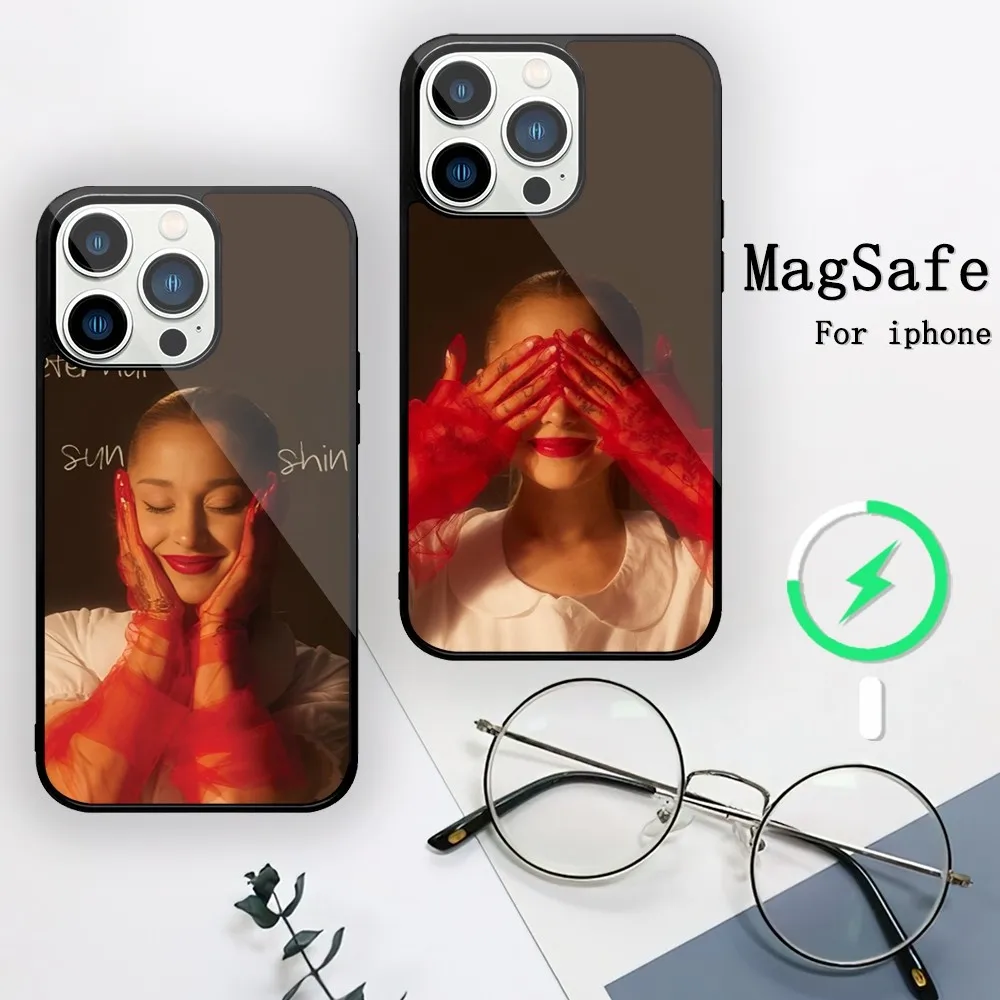 Чехол для телефона Hot Singer A-Ariana G-Grande 2024 iPhone 11 12 13 14 15 Mini Pro XS Max X S Plus XR