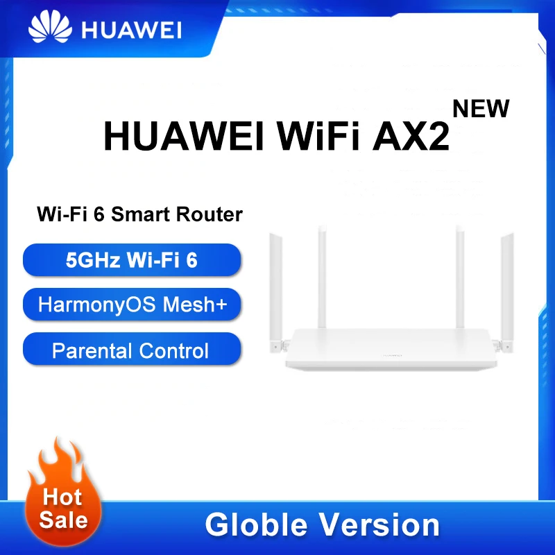 New Arrival Huawei Router AX2  Dual-Band 5G Full Gigabit Wireless Wall Penetration King Home Wifi Signal Amplification Mesh3