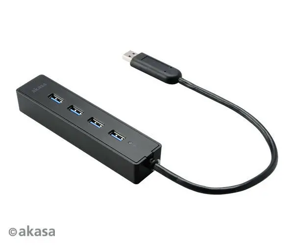 

Akasa AK-HB-08BK подключение 4 SX 4 порта USB 3,0 Hub