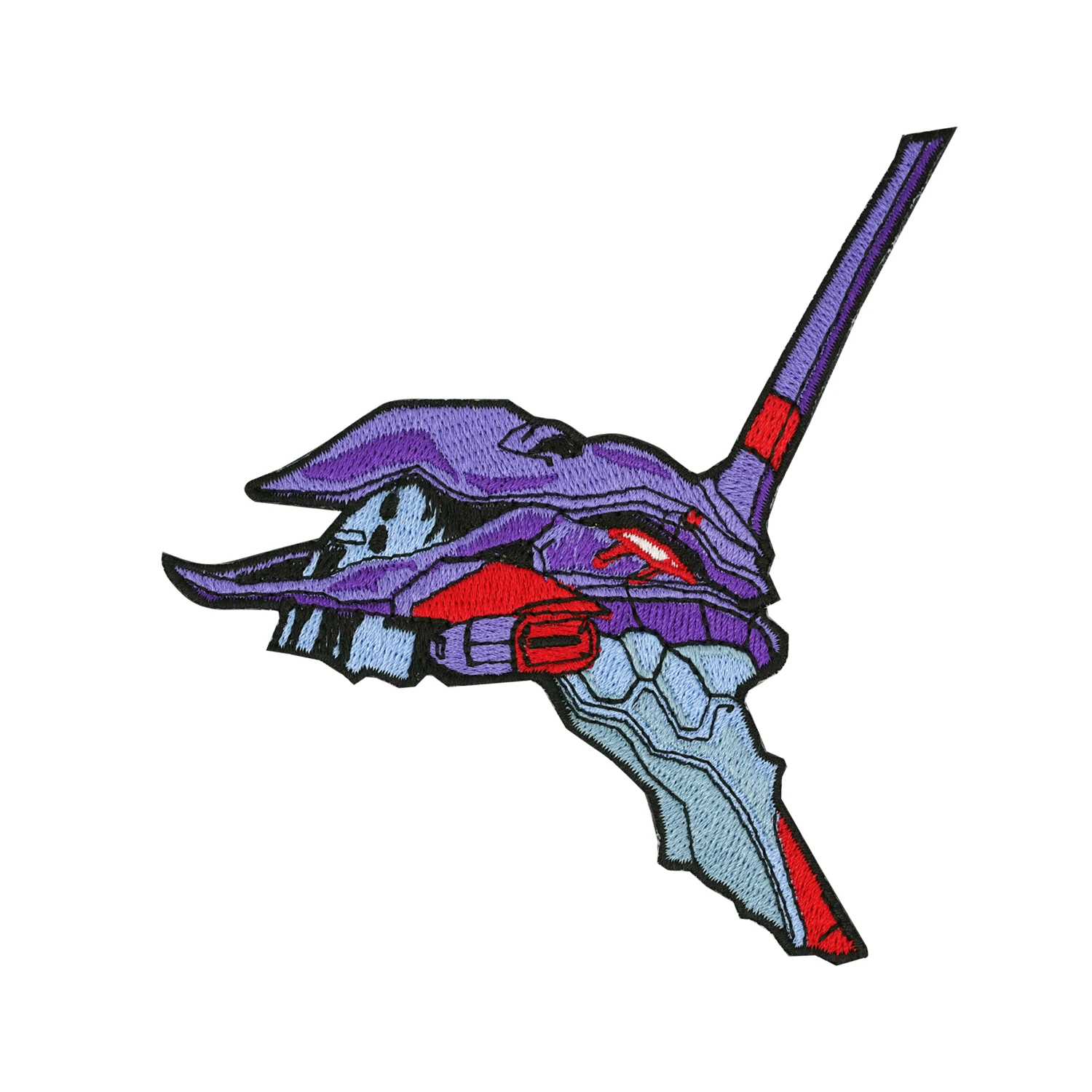

Модные украшения для фанатов японского аниме с вышивкой EVA-01-Patch Mecha, милые украшения