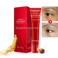 red ginseng eye cream snail essence anti aging eye cream moisturizer ageless fade fine line remove dark circle eye bag bioaqua
